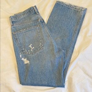 Agolde 90’s in fall out.